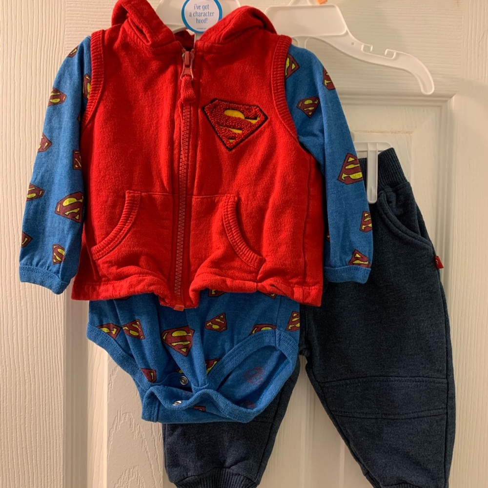 Superman baby boy outfit